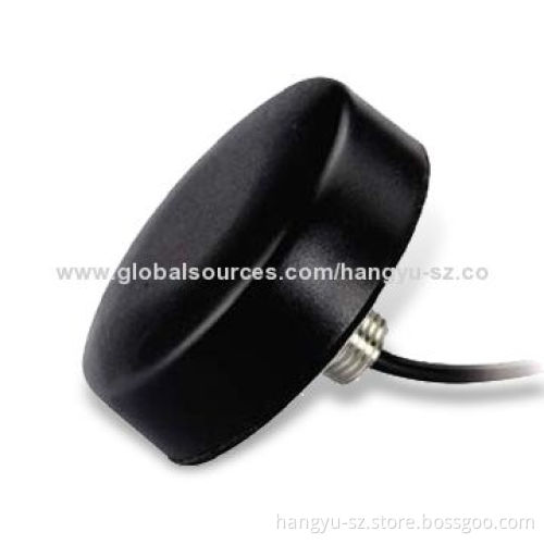 GPS Antenna with Fakra Single Blue and LMR100 5m Cable, Screw Mounting Ways
